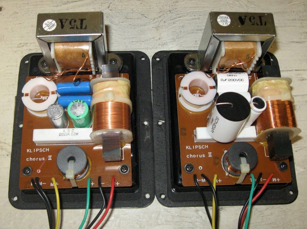 Caps for chorus ii and forte ii - Technical/Restorations - The Klipsch ...