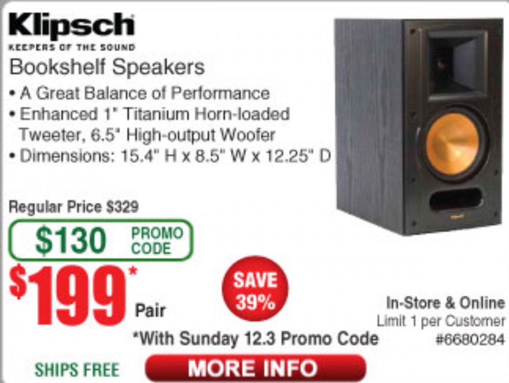 Frys klipsch cheap