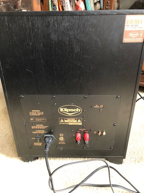 Klipsch sales subwoofer rw12d